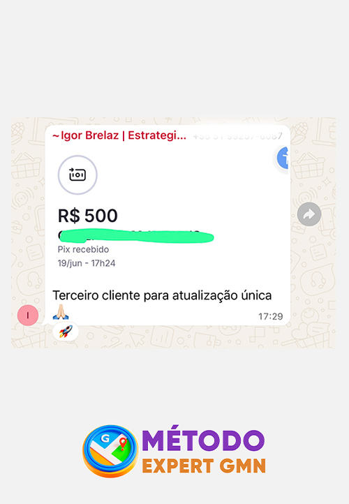Depoimento de aluno do Método Expert GMN 1